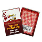 2 карточки покера слон зрелищности играя карточек льва индекса незримых обжуливая