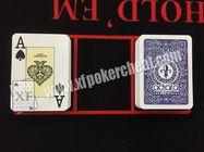 Игральные карты пластмассы Модяно Адджара маркированные для читателя анализатора блока развертки покера
